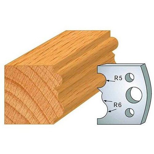 Jeu de 2 fers profil?s acier Ht. 40 mm N?029 Moulure - 800.029 - Leman
