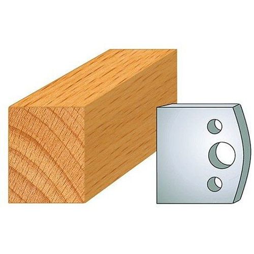 Jeu de 2 fers profilés acier Ht. 40 mm N°000 Feuillure 4 mm - 800.000 - Leman