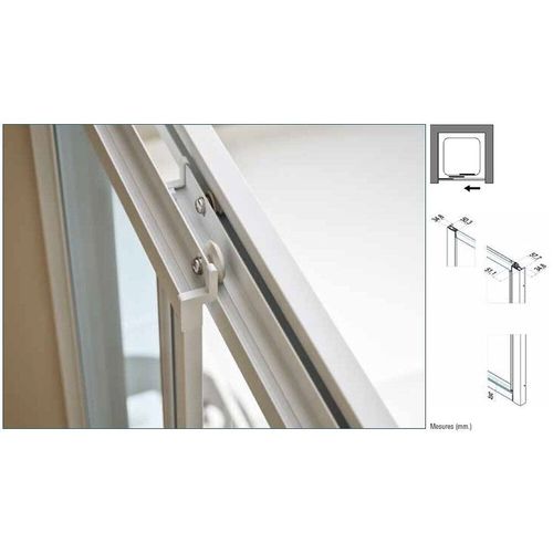 Jeu de 2 fers profilés acier Ht. 50 mm N°209 Jet d'eau - 855.209 - Leman