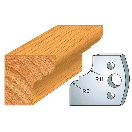 Jeu de 2 fers profilés acier Ht. 40 mm N°112 Corniche - 800.112 - Leman