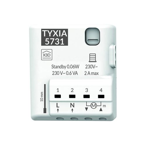 Delta Dore Récepteur et télécommande pour gestion d'un brise soleil orientable/store venitien - Pack Tyxia 631. 6351415