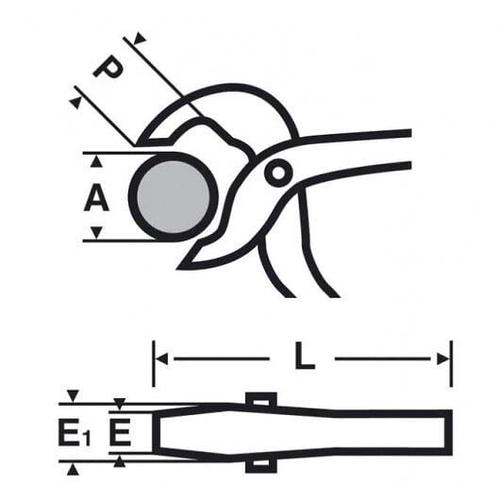 Serre tube 104 - ouverture 49 mm - longueur 440 mm VIRAX