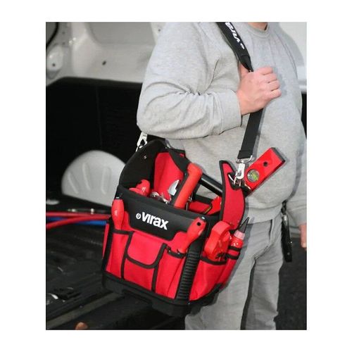 Sac porte-outils textile pour plombier résistant à l'eau - 382655 VIRAX