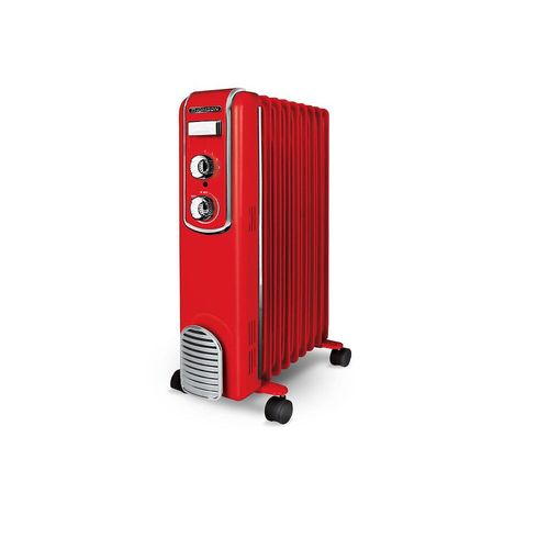 Thomson FIFTY THBDH09VR - Radiateur à huile - mobile - rouge