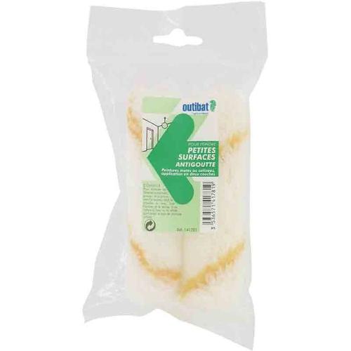 Manchon anti-goutte 100 mm pour rouleau - lot de 2