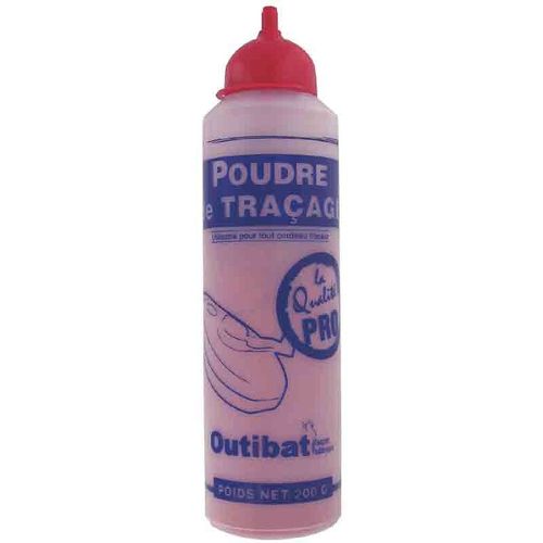 Biberon de poudre rouge 200 g
