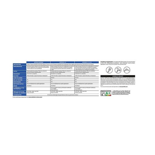 EFFIPUR MAT 10L - Peinture dépolluante de protection et de décoration en phase aqueuse - COMUS