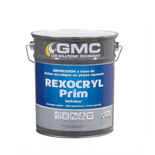 Rexocryl Blanc Prim 15l -sous- Couche À Base De Résine Acrylique En Phase Aqueuse-gmc