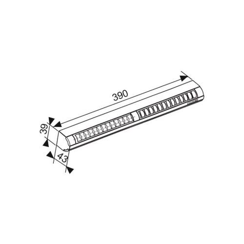 Kit d'entrée d'air acoustique pour menuiserie, 22m3/h ALDES