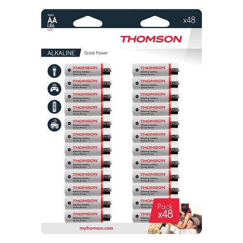 Lot de 48 piles AA LR06 - Thomson