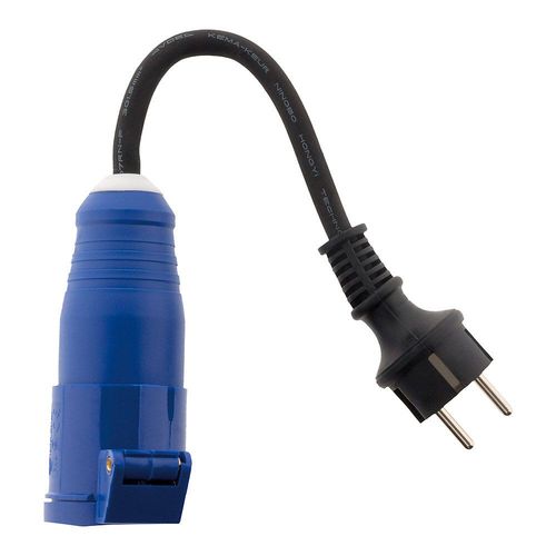 Adaptateur caravane femelle CEE17 en mâle 16A - Zenitech