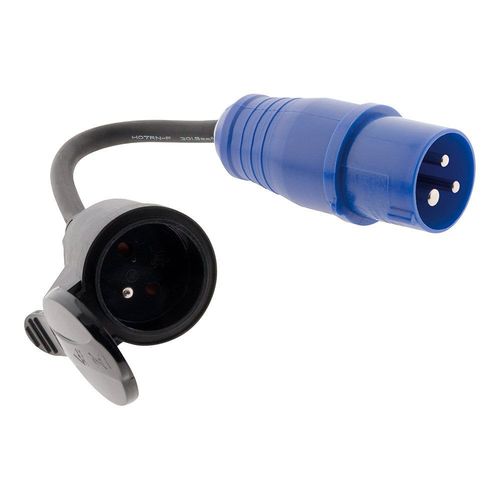 Adaptateur caravane femelle 16A en mâle CEE17 - Zenitech