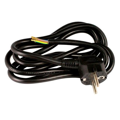 Cordon d'alimentation avec prise 16A 3G1,5 2m Noir - Zenitech
