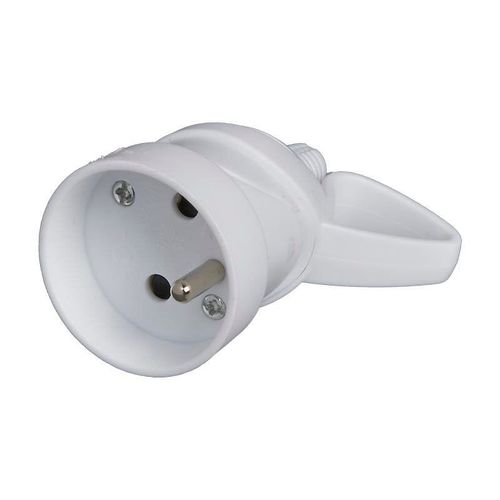 ZENITECH Fiche électrique femelle a anneau 16A 2P + T blanc