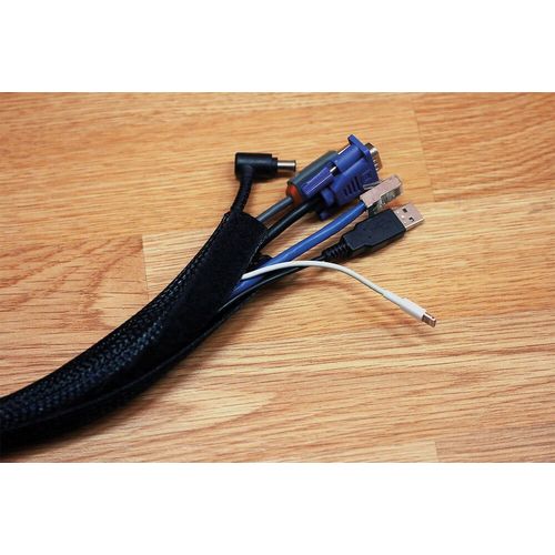 1 gaine auto agrippante 2 M (largeur 10 cm)range cordons ou câbles