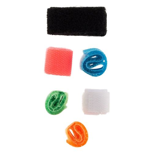 Lot de 6 rubans auto agrippants (12 cm) pour cordon ou câble