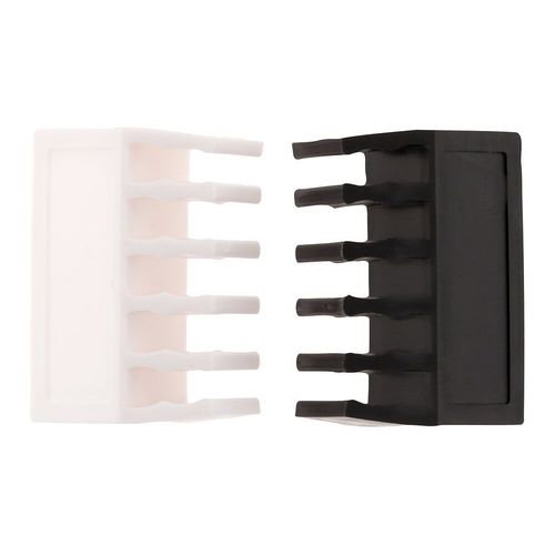 2 ranges cordons ou câble (auto-collants) - fixation sur table,étagéres (5 fixations)