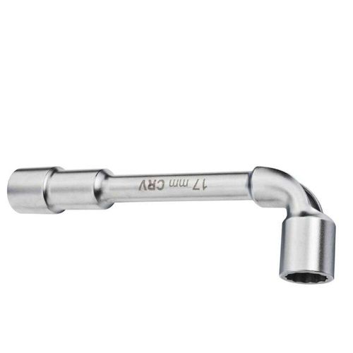 Clé à pipe débouchée Cr-v 17 mm