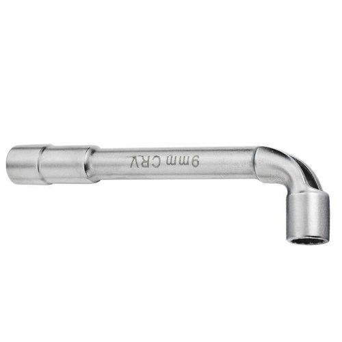 Clé à pipe débouchée Cr-v 9 mm