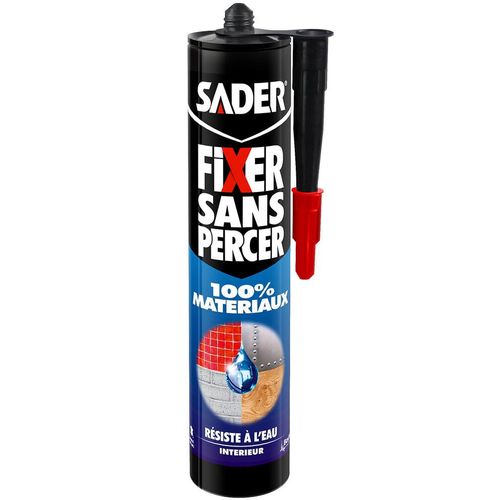 SADER Cartouche Colle Fixation 100% Matériaux - 290ml