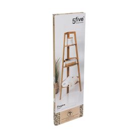 Etagère D'angle 3 Niveaux En Bambou - Hauteur 103 Cm