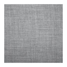2 En 1 Pouf Pliant Et Coffre De Rangement Gris Clair Aspect Lin 38 X 38 Cm