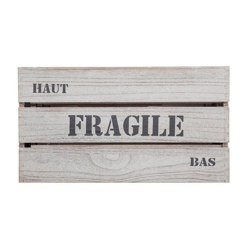 Lot De 6 Cagettes De Rangement Encastrables À L'effet Vintage - Gris