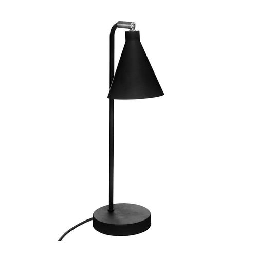 Lampe ? Poser En M?Tal Noir H 45.5 Cm