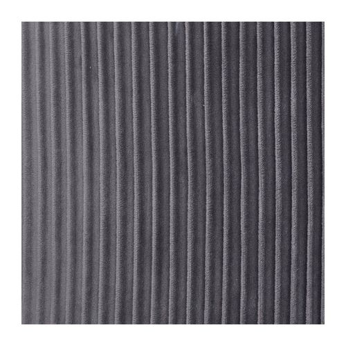 Pouf En Velours Gris D. 31 X H. 38 Cm