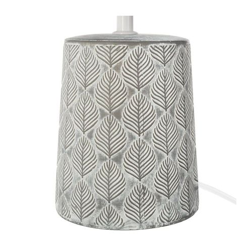 Lampe A Poser En Gres - E27 - 60 W - H. 35,5 Cm - Gris