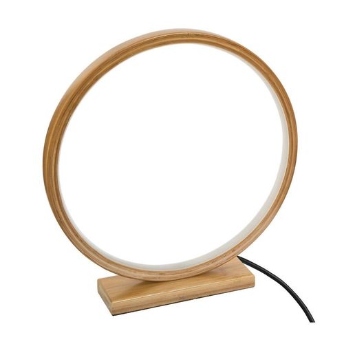 Lampe À Poser Led En Bambou Stela - H. 32 Cm - Marron