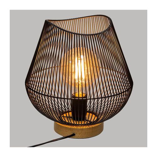 Lampe A Poser Filaire En Métal - H 28 Cm - Noir