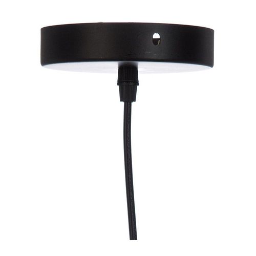 Luminaire Suspension En Rotin Noir D 38 Cm