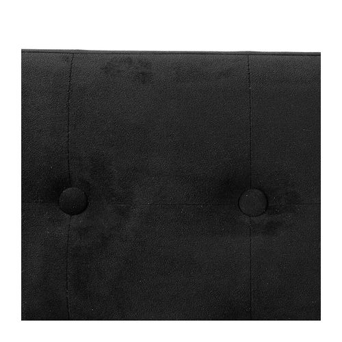 Pouf Rectangle - Noir - Coffre De Rangement