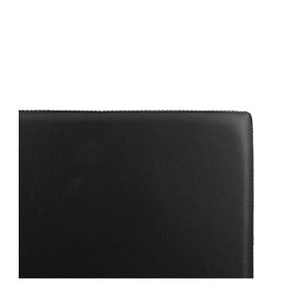 2 En 1 Pouf Pliant Double Et Coffre De Rangement Vinyle Noir 76.6 X H 37.5 Cm