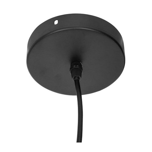 Suspension Luminaire Cône Effet Corde Ethnik - H. 95 Cm - Beige