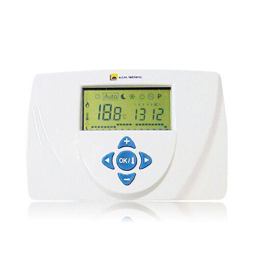 Thermostat D?ambiance Filaire Contact Sec Programmable Trl 7.26 Elm Leblanc Compatible Toutes Chaudières