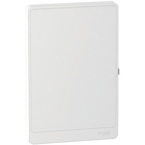 Porte pour coffret électrique 13 modules - 2 rangées - Styl Resi9 - Blanc SCHNEIDER