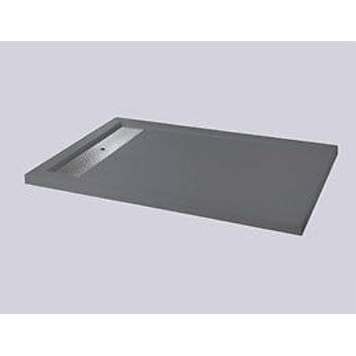 Receveur de douche SolidSurface 120x80cm gris anthracite Avoriaz