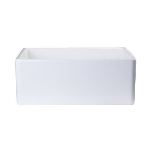 Evier Timbre D'office 66cm En Céramique Blanc