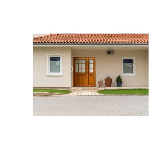 Porte D Entree Tiercee Modele 'Marine' Dimension 215 X 140 Poussant Gauche (Cotes Tableau)