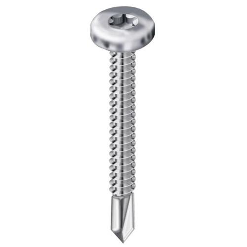 Vis à tôle autoperceuses Torx - tête fraisée - 4,8x16 mm - 500 pièces VISWOOD