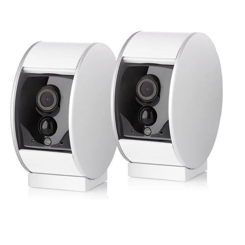 SOMFY 1870469 - 2 Indoor Camera - Caméras de surveillance intérieures - Volet Motorisé - Détecteur de Mouvement & vision nocturne - Haut-Parleur & Microphone