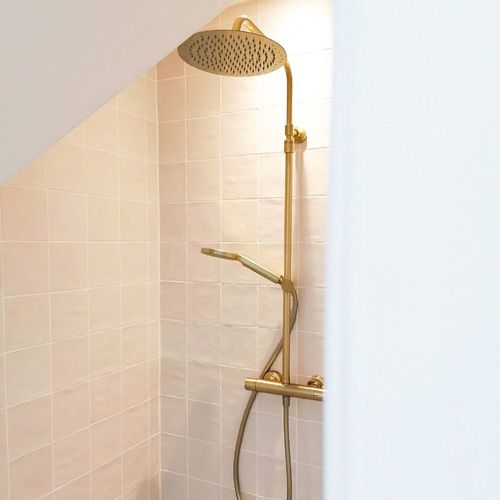 Luisa Colonne De Douche Thermostatique Or Brossé