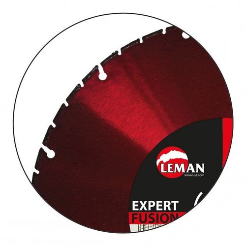 Disques diamants brasés jante segmentée coupe acier 950 -D125 mm LEMAN