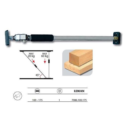 Leman - Presse extensible 100 à 175 cm - 7086.100.175
