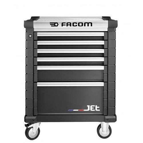 FACOM - Servante d'atelier JET 6 tiroirs 3 modules par tiroir noire - JET.6NM3APF
