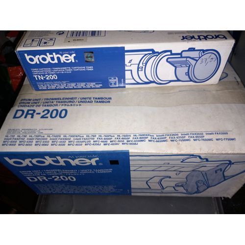 Cartouche tonner Brother dr200 & Tn200