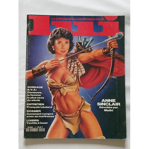 Lui 044 1991 Juin Rarecover Anne Sinclair Non Censuree Par Melki Intimite Floc'h Stars Ingenues