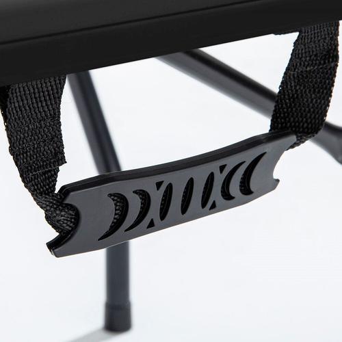 Banc Pliant Noir 3 Places 180cm